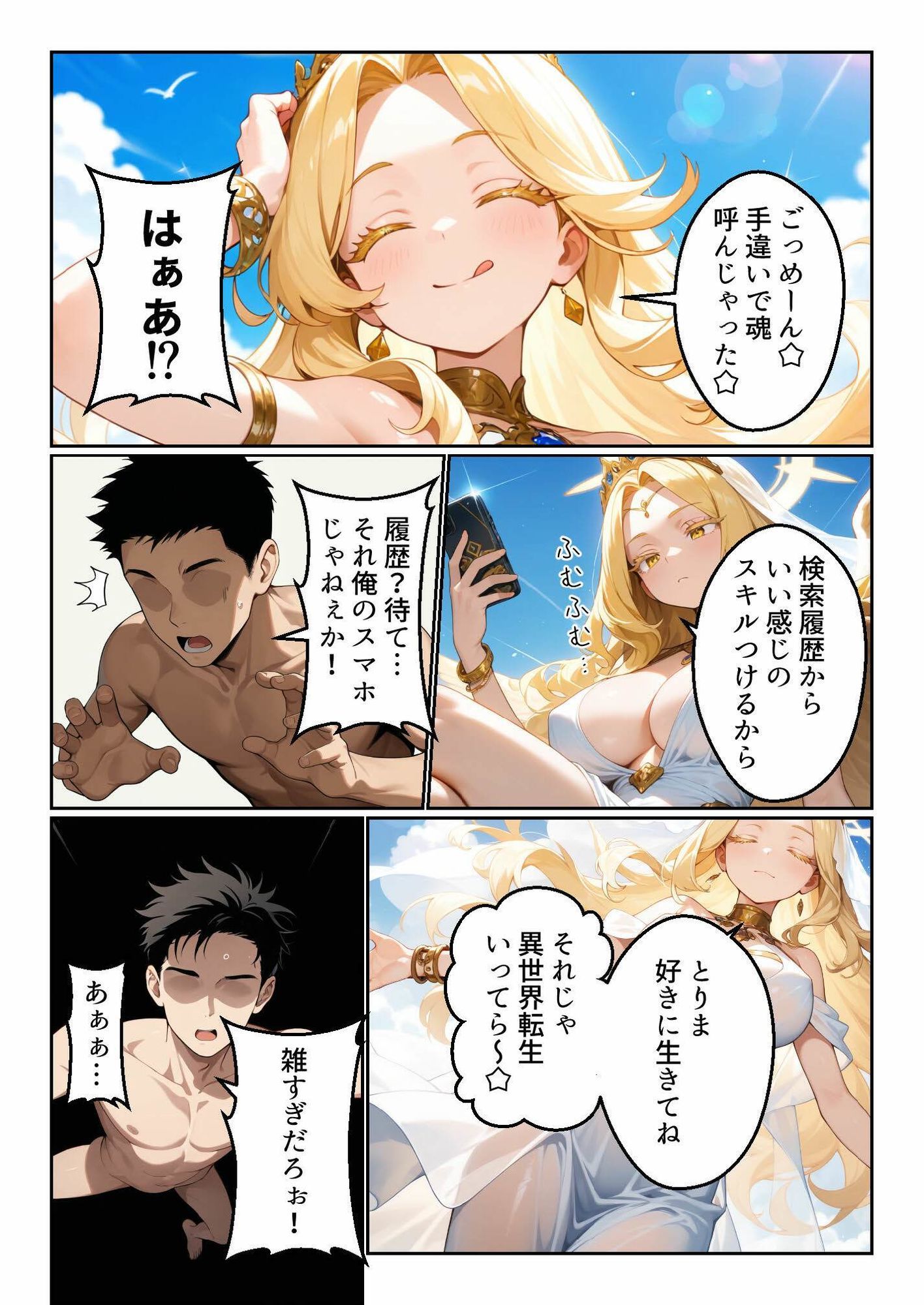 異世界風俗探訪記 vol.1 サンプル2ページ目