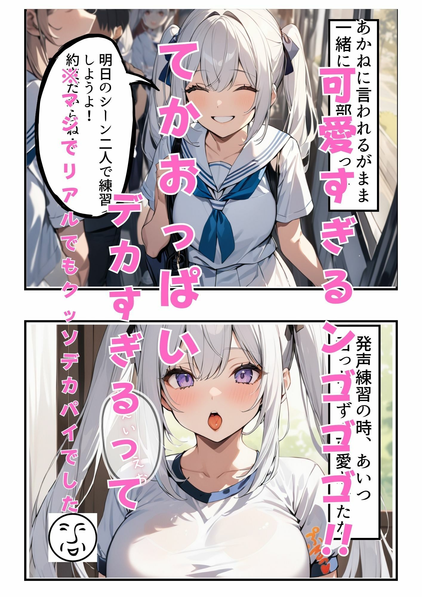 【本当にあったエロい話】久々に再会した初恋の相手とハプバーに行って、NTR未遂！？いちゃらぶSEXした話（はーと） サンプル3ページ目