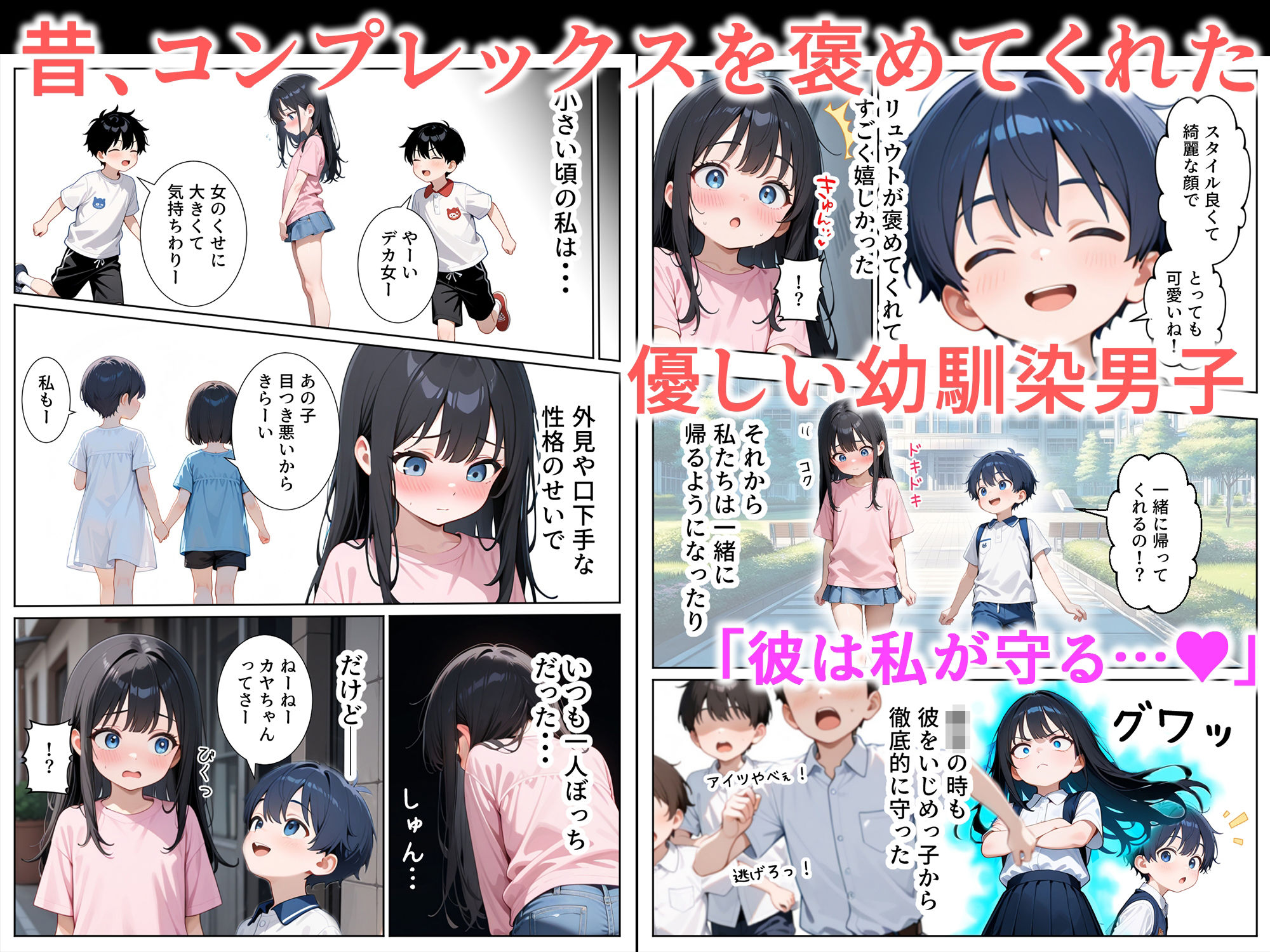 口下手なJ◯彼女の発情セックス サンプル2ページ目