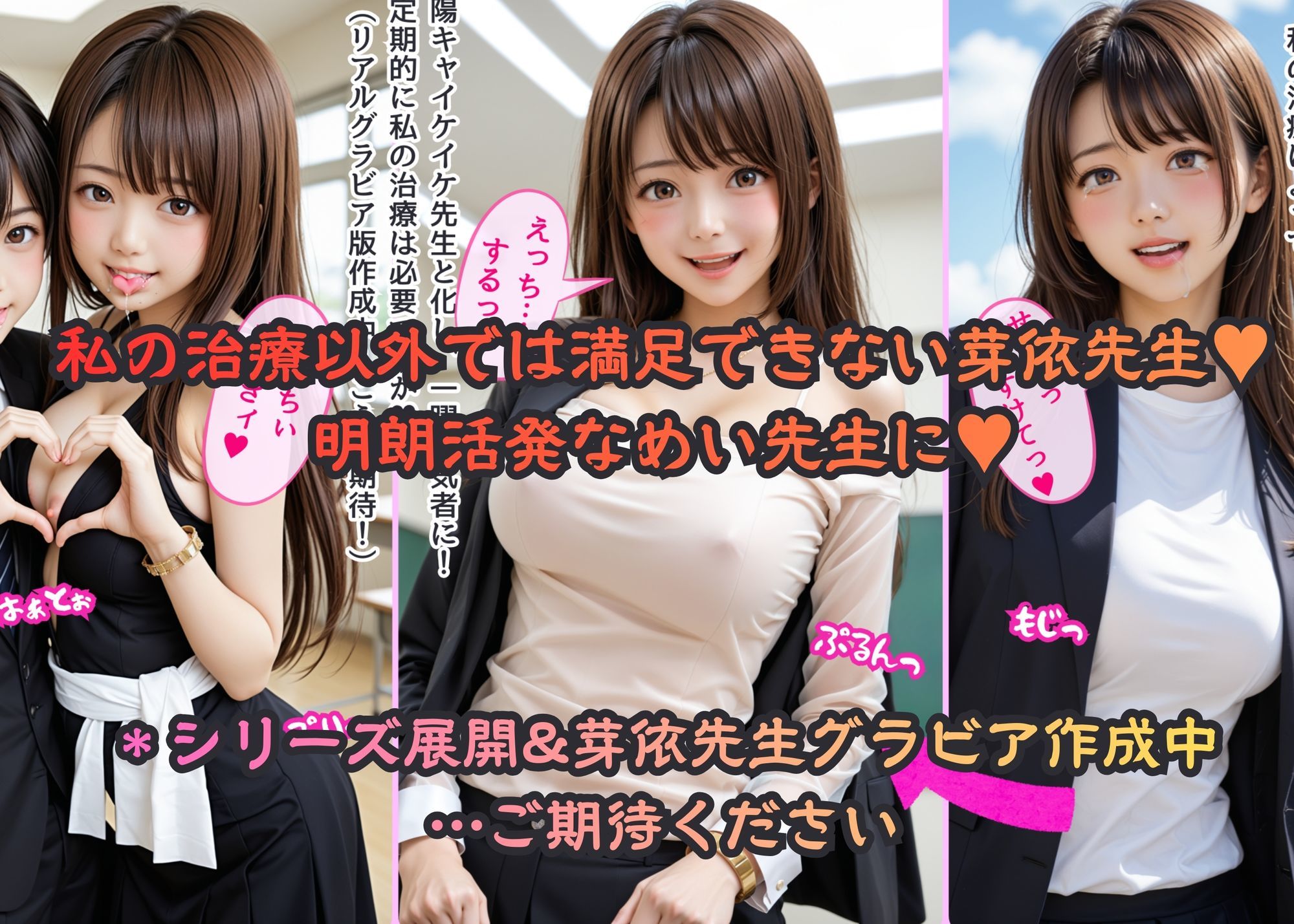 名門女子校の悩める女子校生マル秘治療大作戦（教師編）  その後の芽依先生 サンプル10ページ目