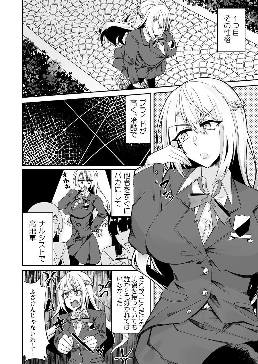 とある令嬢の分裂日常 サンプル2ページ目