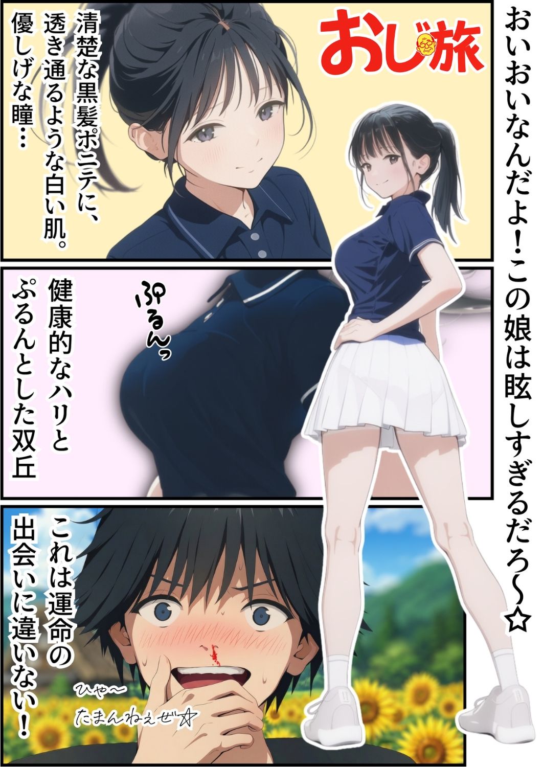 【義阜編】おじさん、私を旅に連れてって サンプル3ページ目