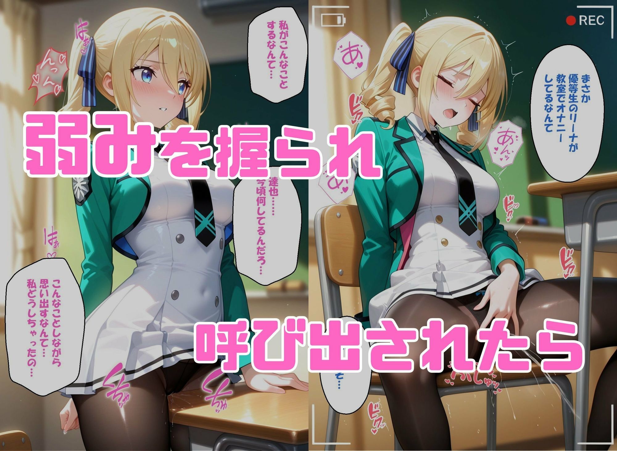寝取られ女子 弱みをネタに支配された アンジェ〇ーナ=クドウ=シールズ サンプル1ページ目