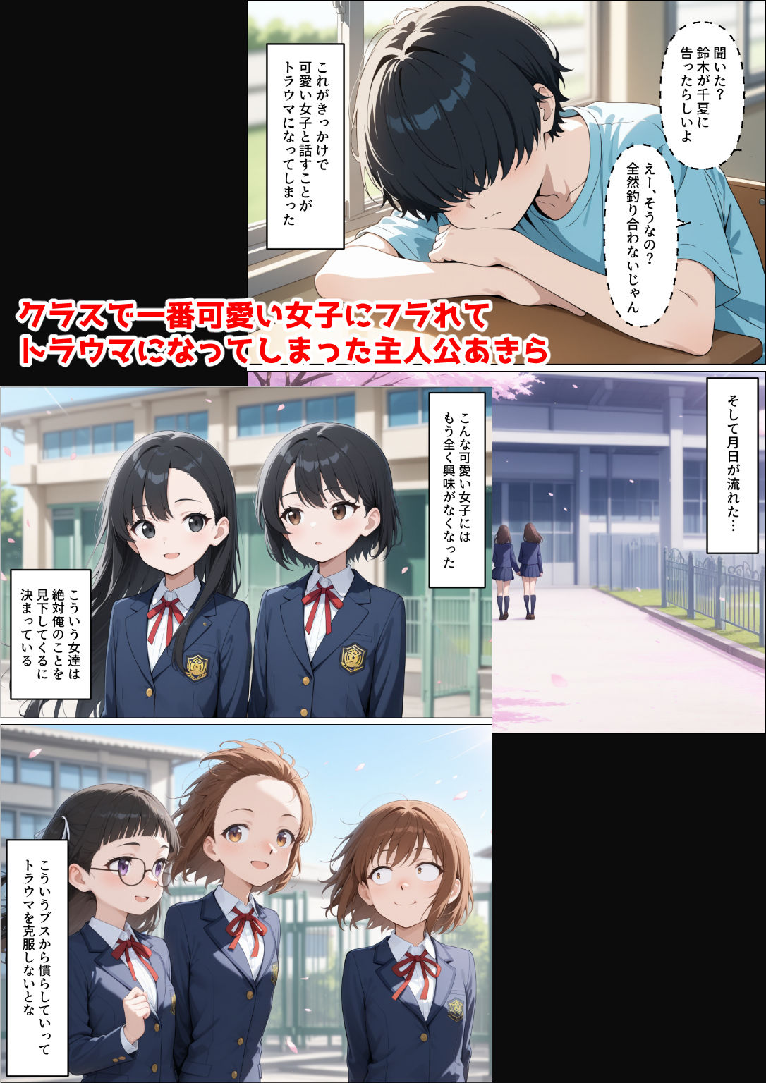【NTR】淫乱ブス達とSEXしまくった結果w サンプル1ページ目