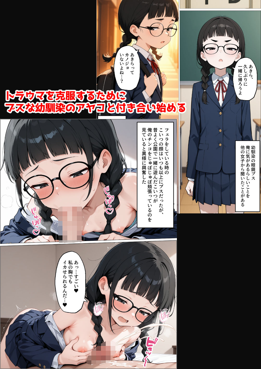 【NTR】淫乱ブス達とSEXしまくった結果w サンプル2ページ目