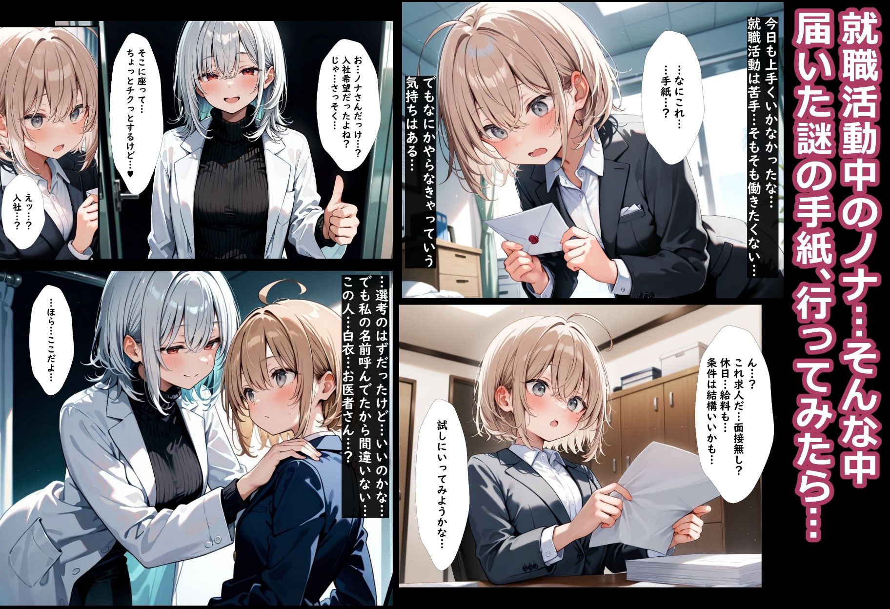 特殊能力ふたなりで能力回復えっち サンプル1ページ目