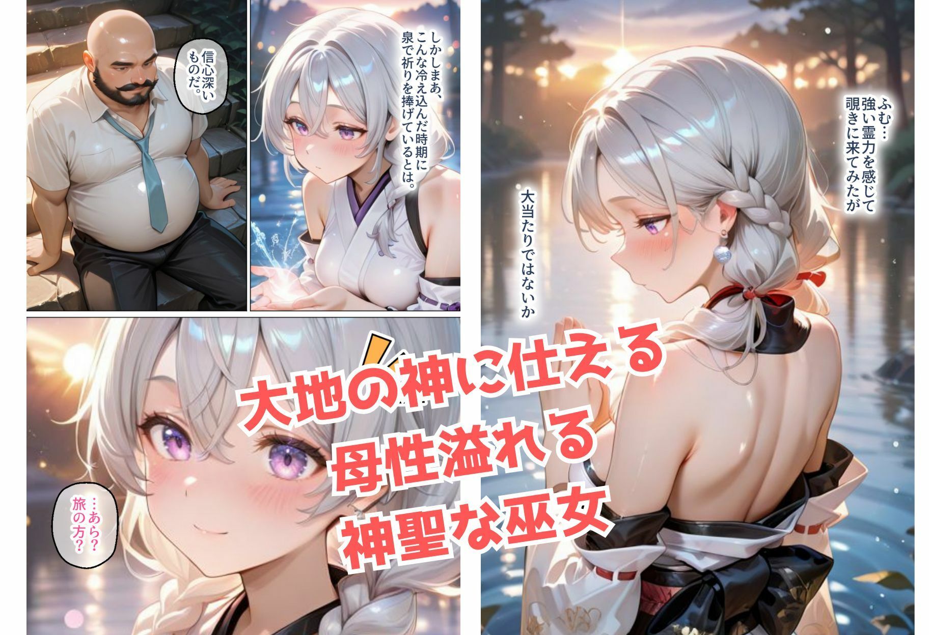 神聖な巫女がチン棒に服従した件2【全Pセリフ有】 サンプル1ページ目