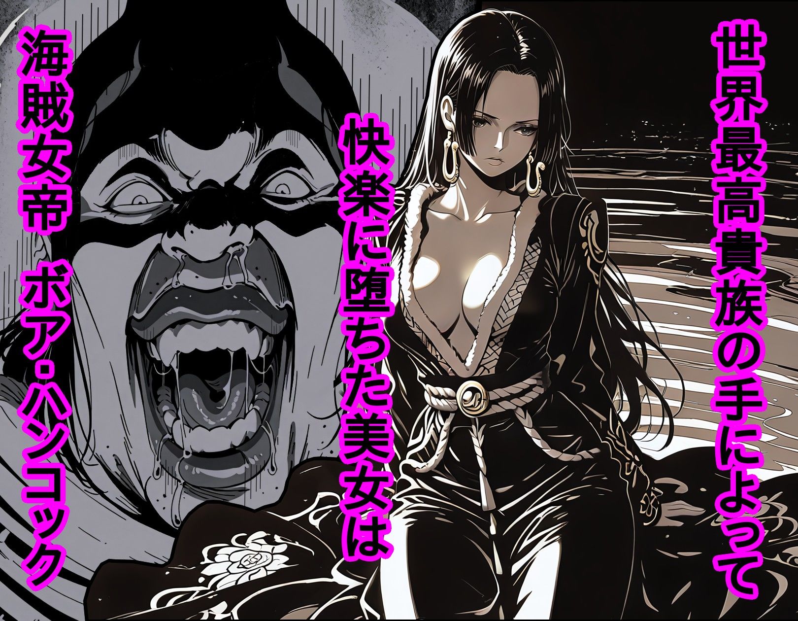 世界最高貴族の手によって快楽に堕ちた美女は海賊女帝 ボ〇・ハンコック サンプル1ページ目
