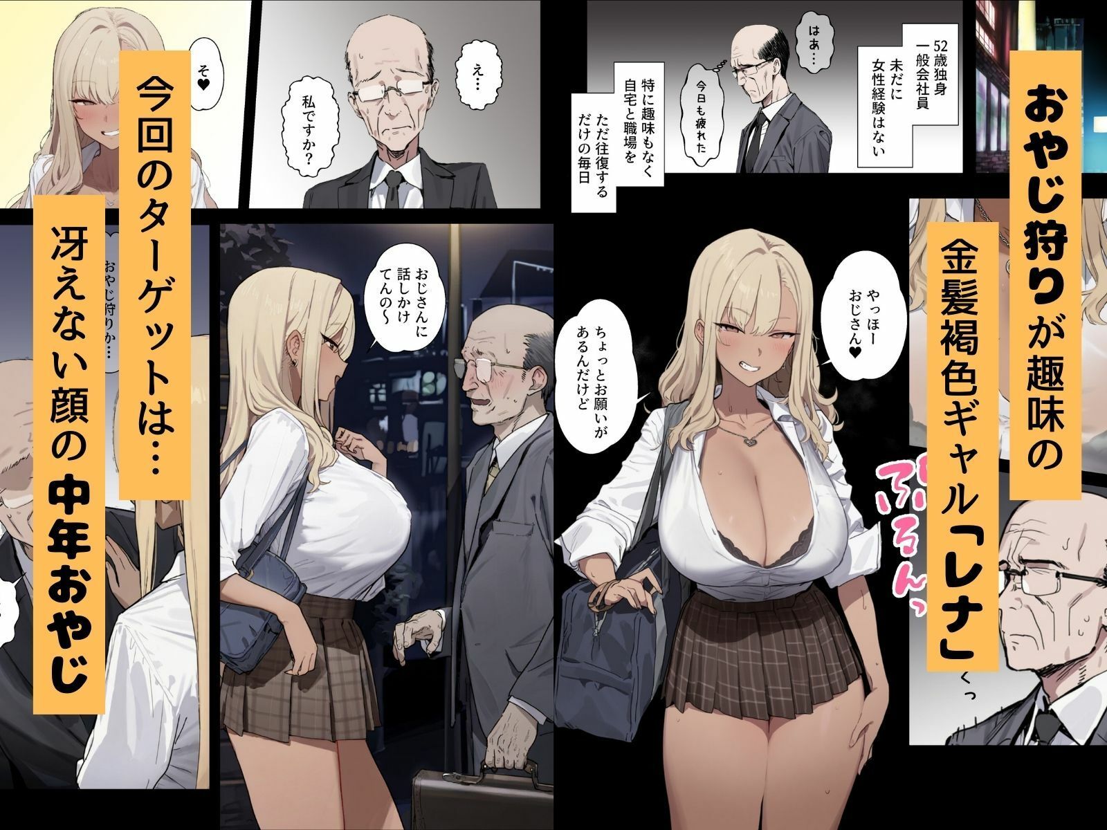 その歳で童貞とかマジウケるんですけどw サンプル1ページ目