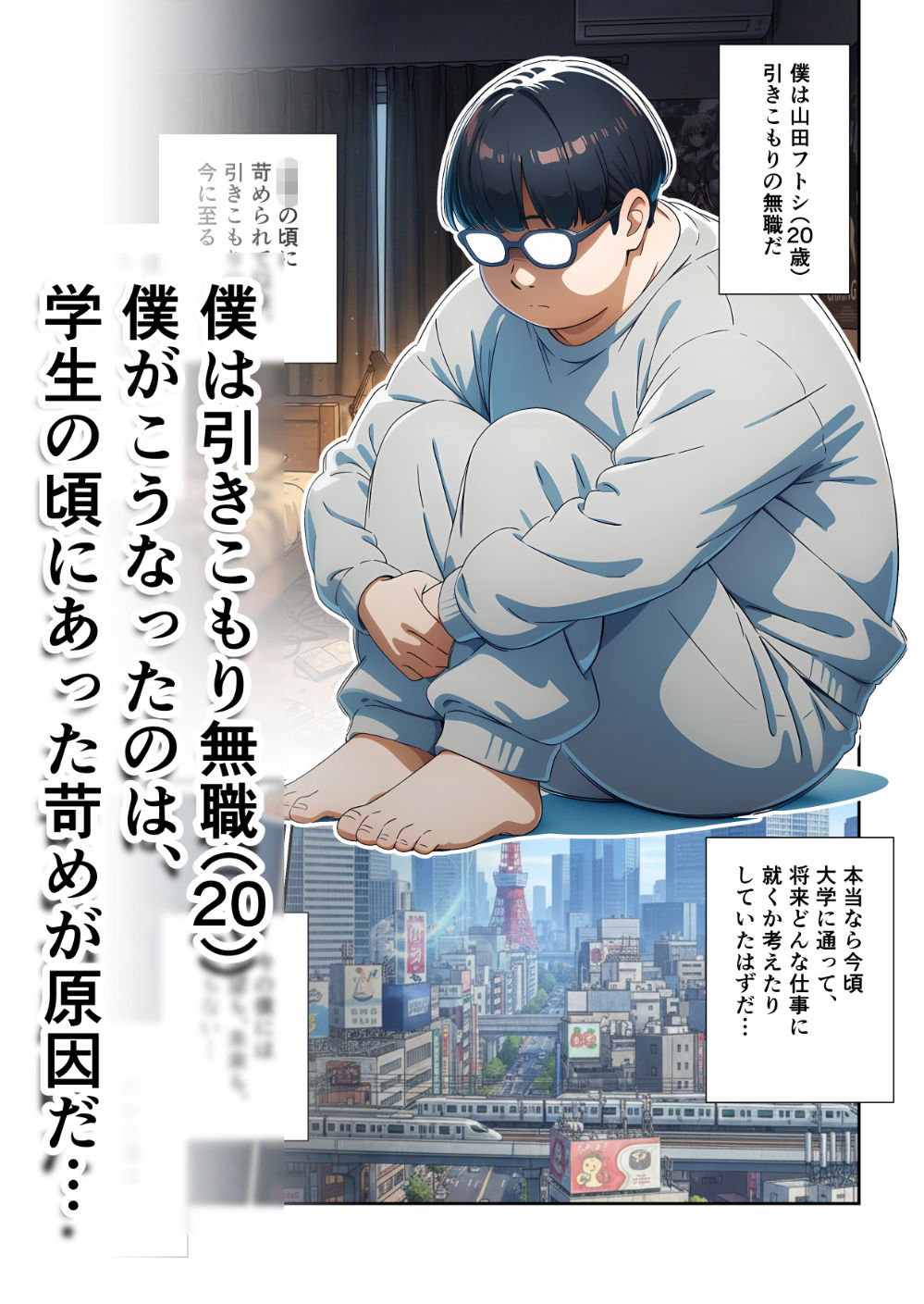 かつて僕を虐めていた同級生が、クッソエロい女装娘になっていた件 サンプル1ページ目