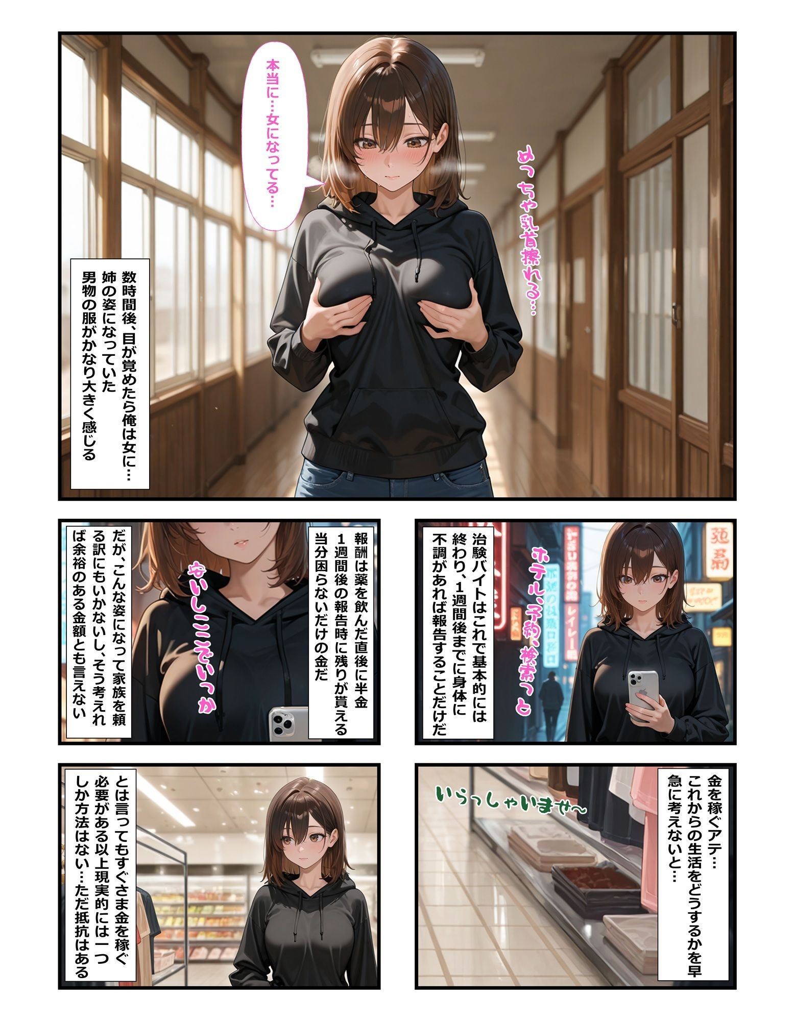 姉の身体になってヤりたいこと サンプル3ページ目