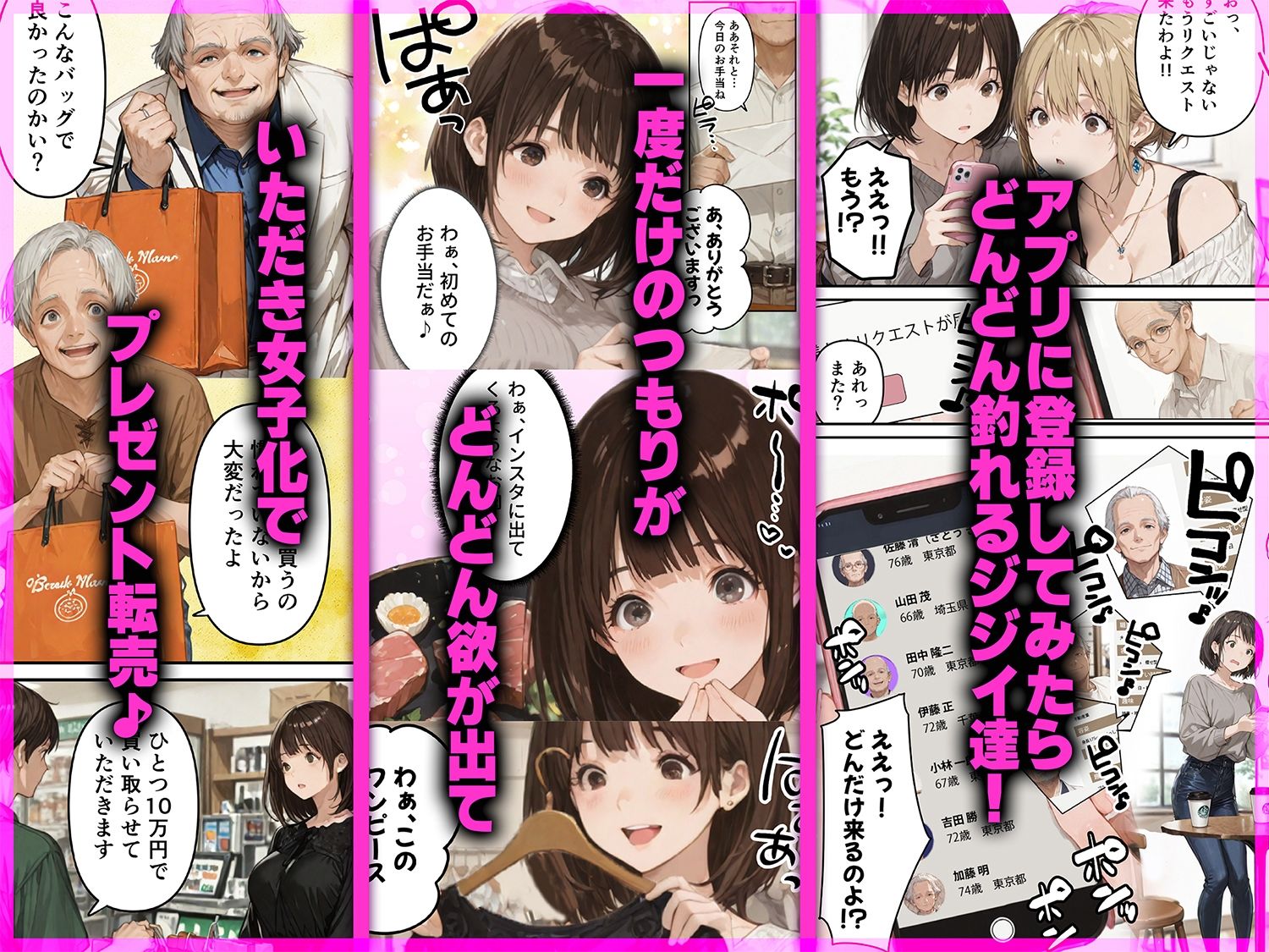 ジジ活、やってます サンプル2ページ目