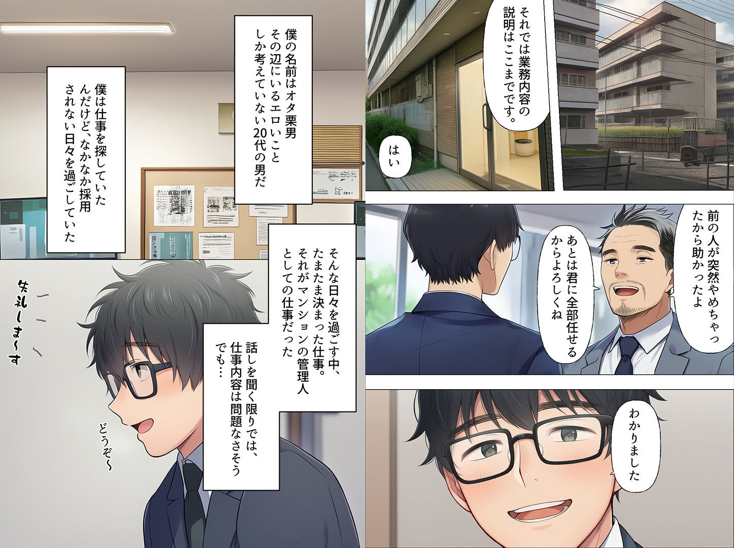 まさか僕が元同級生しか住んでいないマンションの管理人になるとは サンプル2ページ目