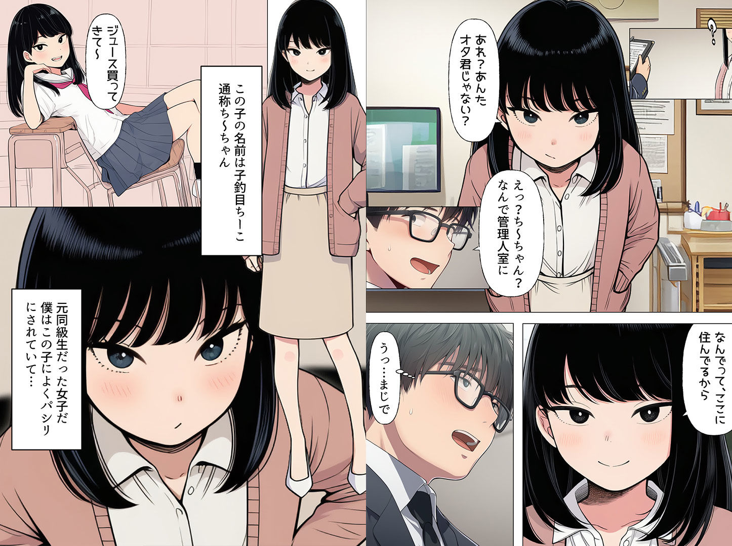 まさか僕が元同級生しか住んでいないマンションの管理人になるとは サンプル3ページ目