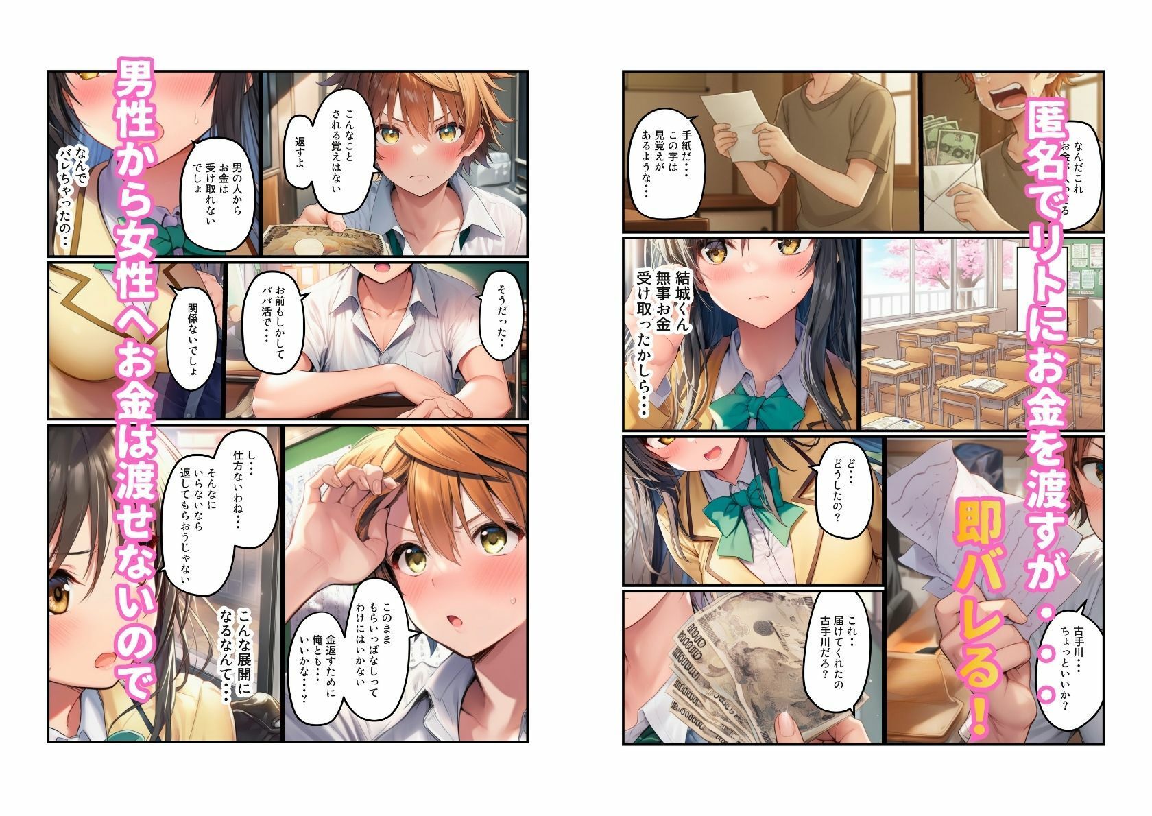 【リトのためにパパ活ブーム】ハーレム計画進行中 サンプル4ページ目