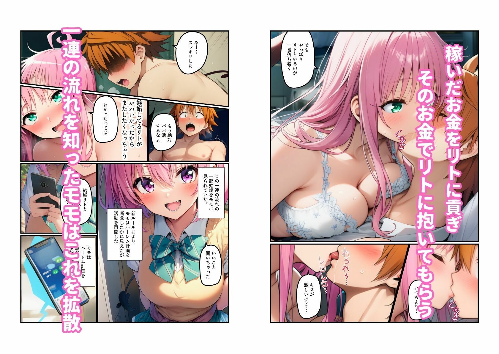 【リトのためにパパ活ブーム】ハーレム計画進行中 サンプル8ページ目