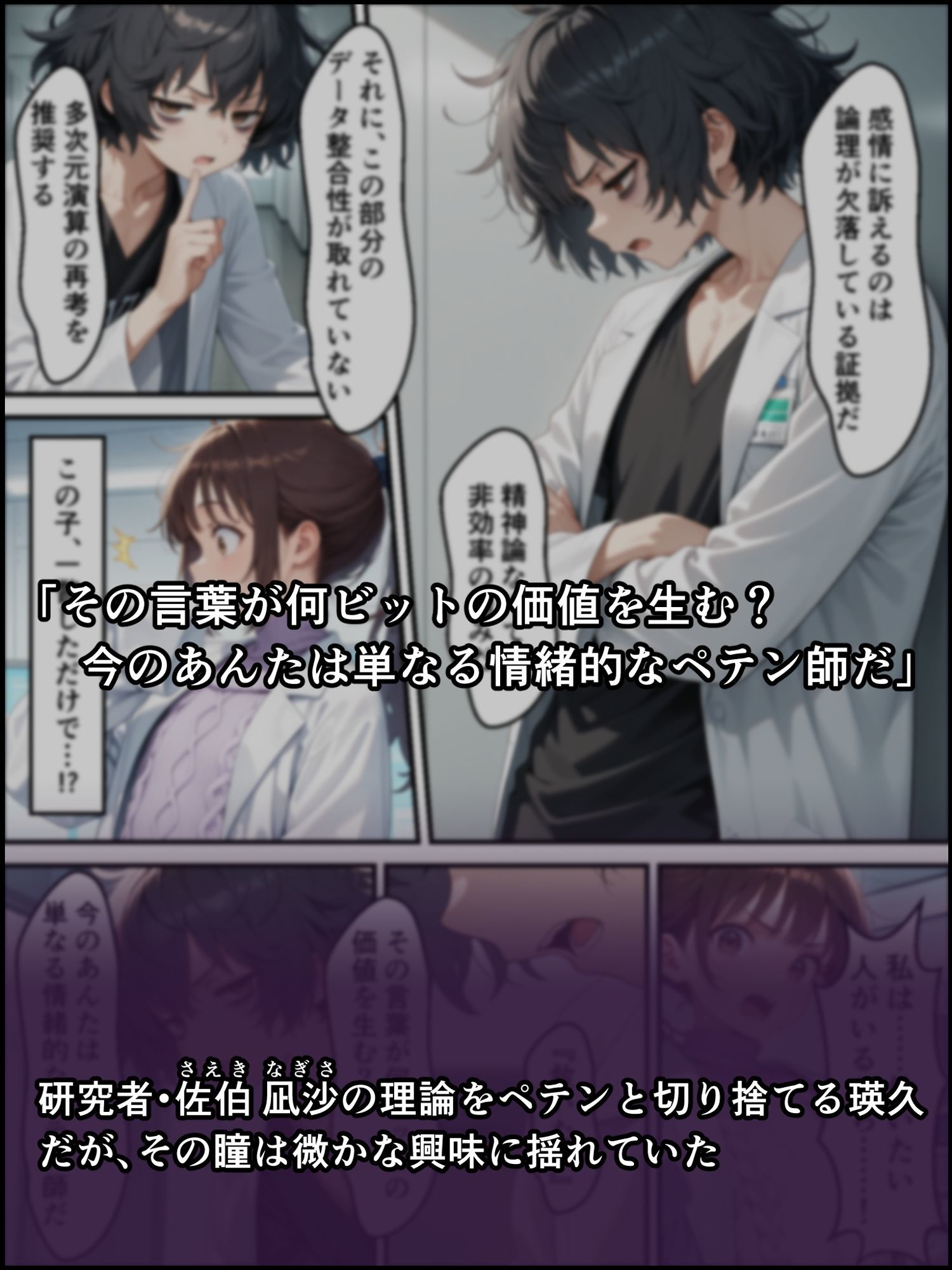 蝕宴のコラプティオ 美人研究者に憑依され美少女に変えられた天才○校生が、オスを喰い漁る黒ギャル淫魔に堕ちるまでの1ヶ月間 サンプル2ページ目