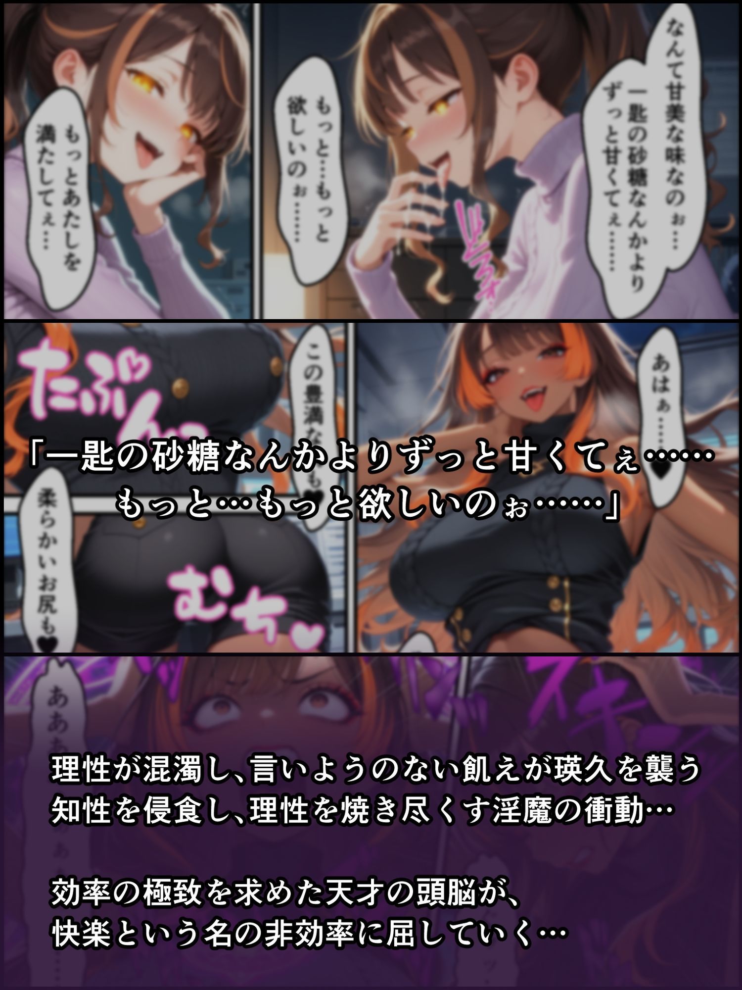蝕宴のコラプティオ 美人研究者に憑依され美少女に変えられた天才○校生が、オスを喰い漁る黒ギャル淫魔に堕ちるまでの1ヶ月間 サンプル10ページ目