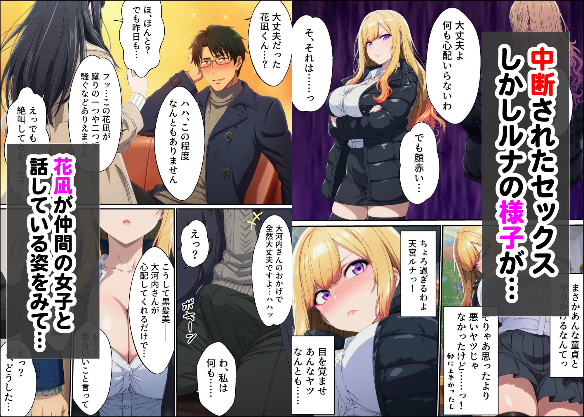敏感体質なツンデレ金髪ギャルとセックスしたお話 サンプル6ページ目