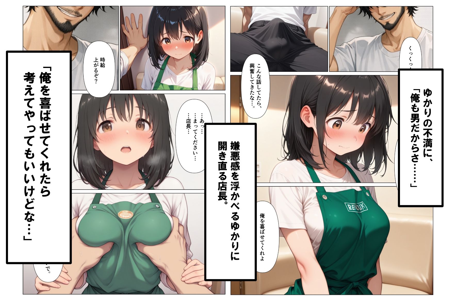 処女の地味バイトを襲ったら、実はエロ動画マニアで、マンコ締め付け吸引きつめで俺が負けた話 サンプル2ページ目