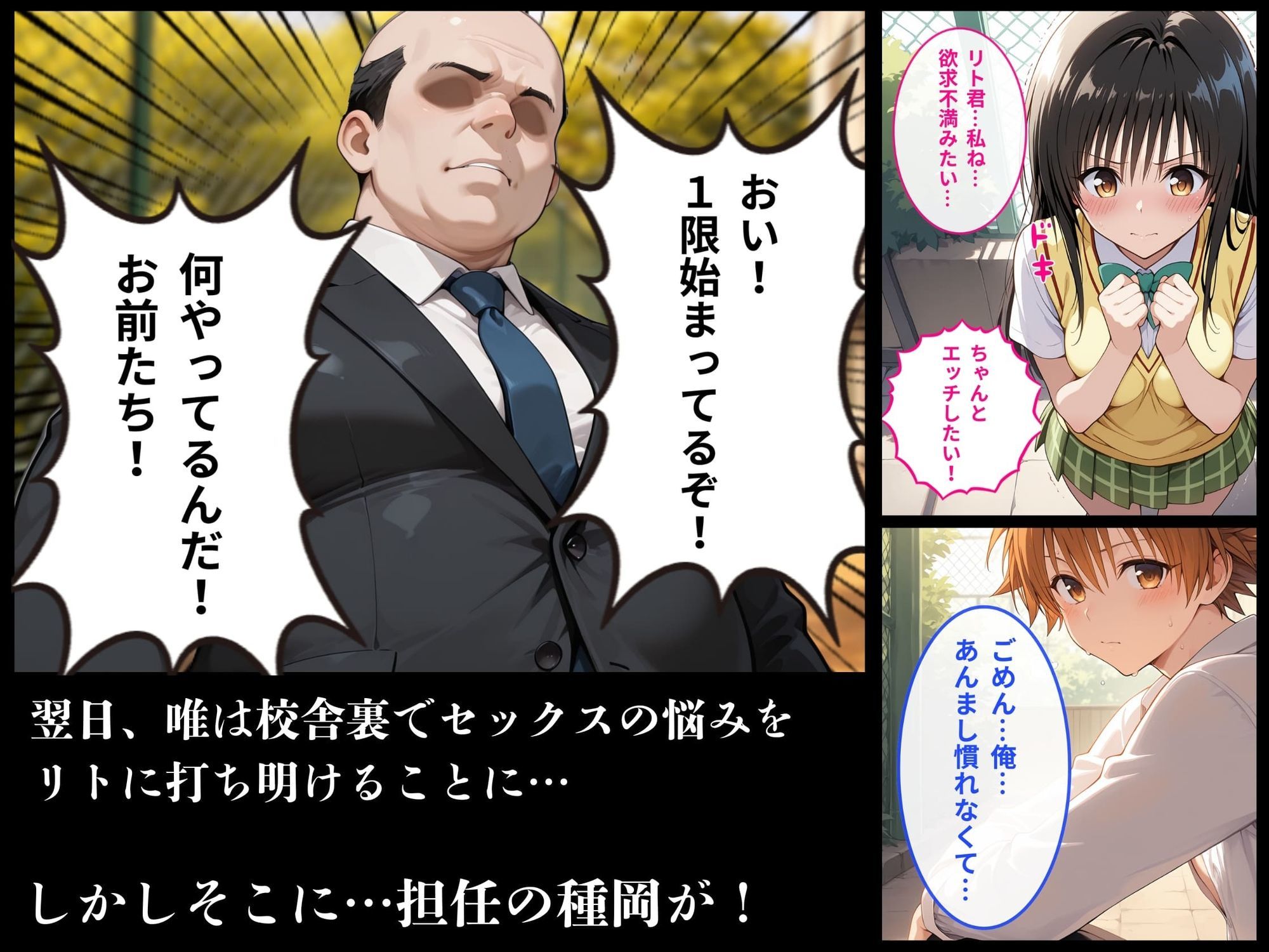 学級委員長 古手川 唯〜担任教師に犯●れる〜 サンプル4ページ目
