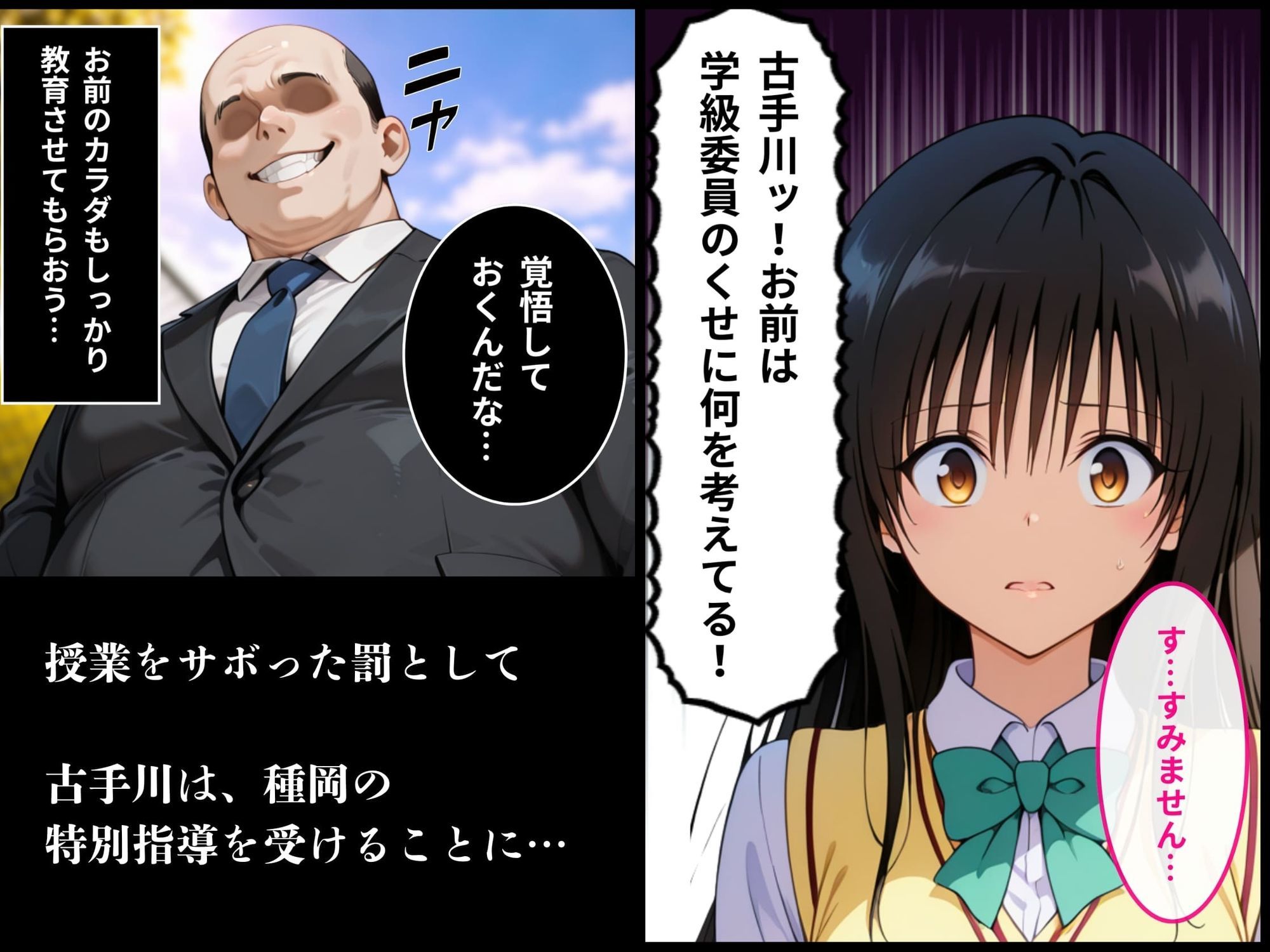 学級委員長 古手川 唯〜担任教師に犯●れる〜 サンプル5ページ目