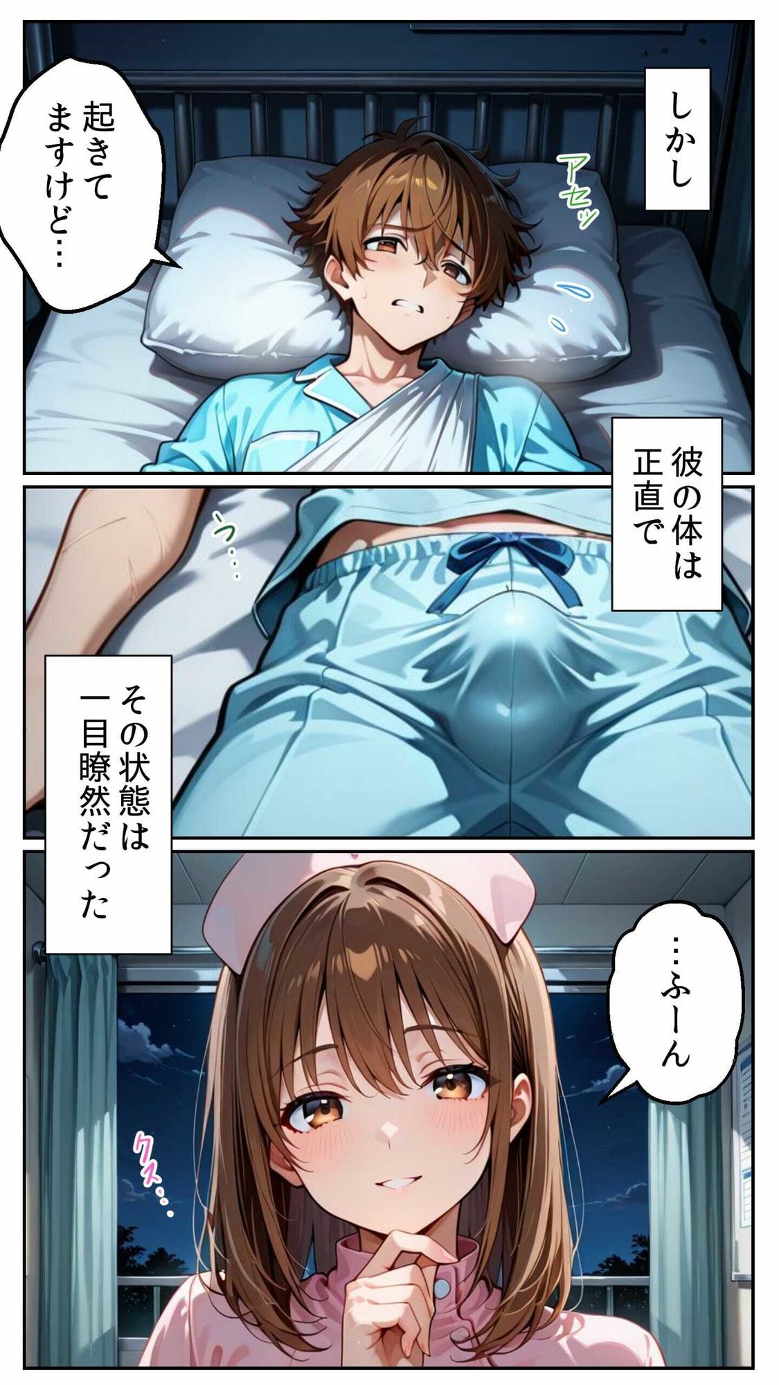 白衣の天使と背徳の病室 〜看護師まどかの禁断ケア〜 サンプル2ページ目