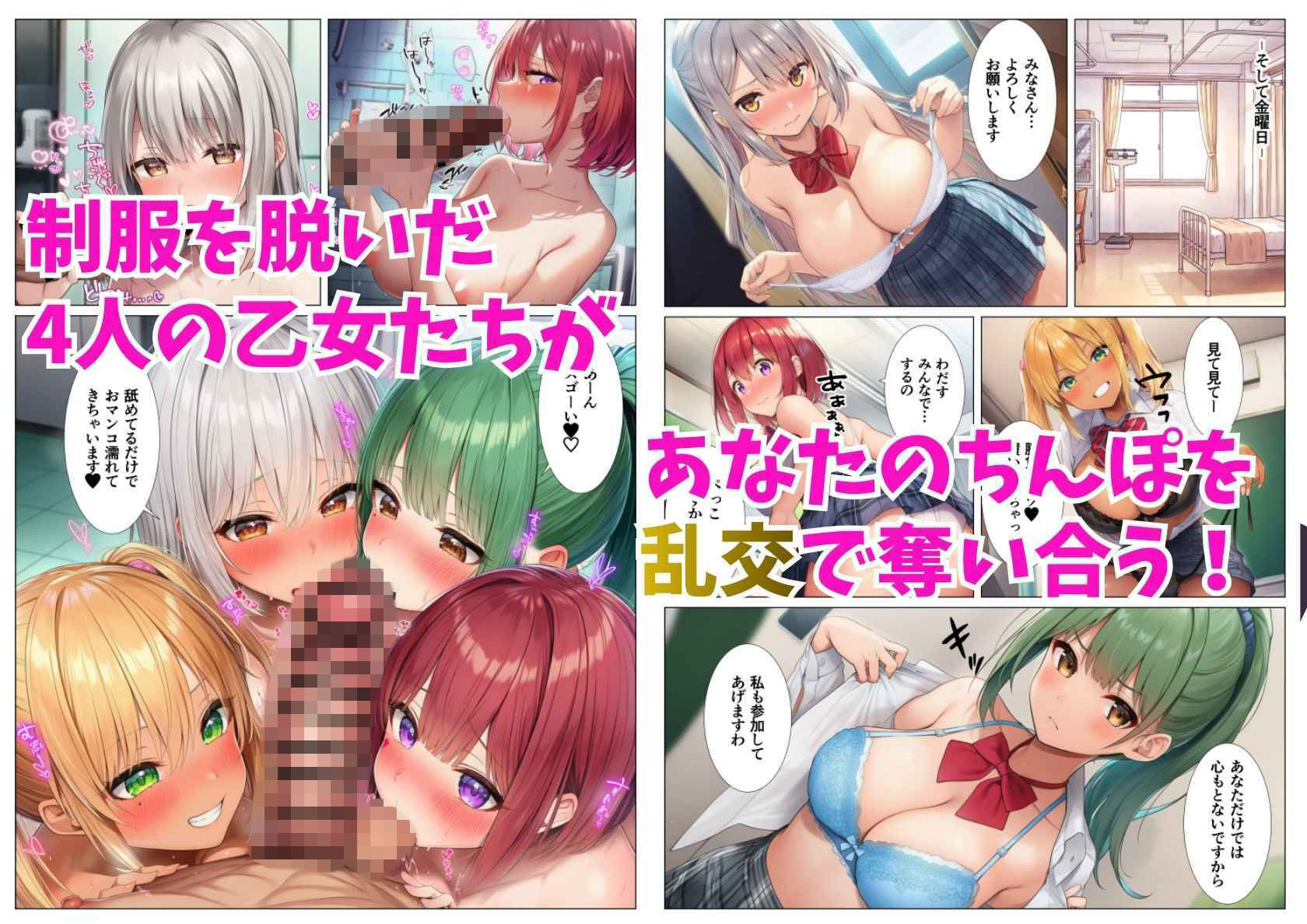 貞操逆転ハーレム！転生したら女子校の性担当教師だった件 サンプル9ページ目