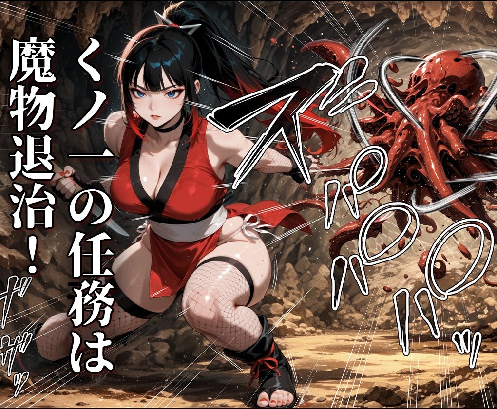 魔姦のサーガII〜魔ダコの苗床に堕とされしくノ一〜 サンプル1ページ目