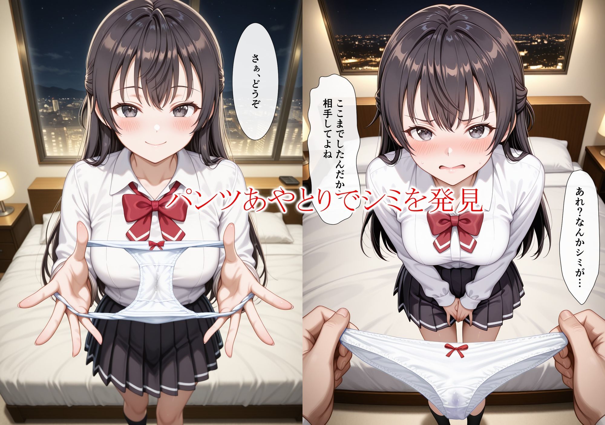 デレた有〇パンツあやとり処女喪失お祭りで浴衣野外セックス混浴 サンプル2ページ目