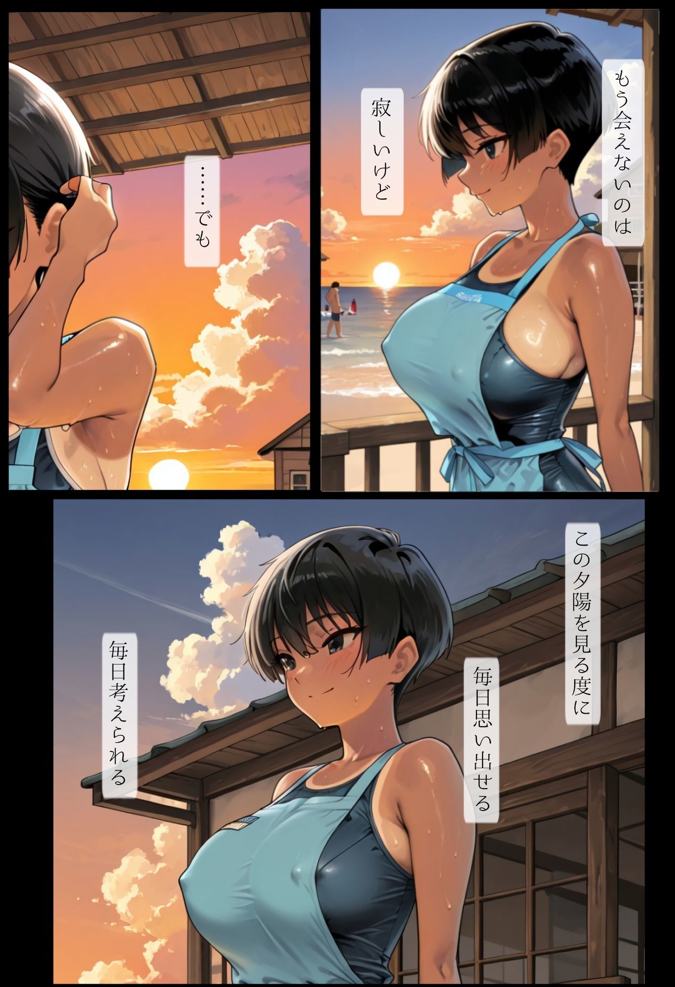 海の家の少女（ルートB） サンプル7ページ目