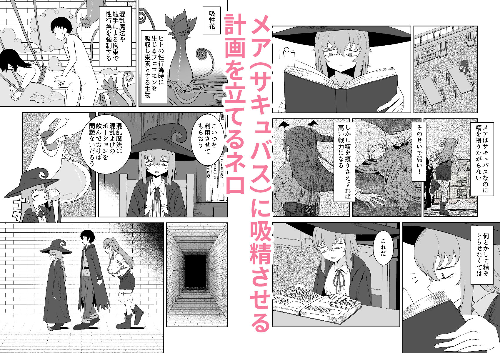 サキュバスが混乱している間に サンプル1ページ目
