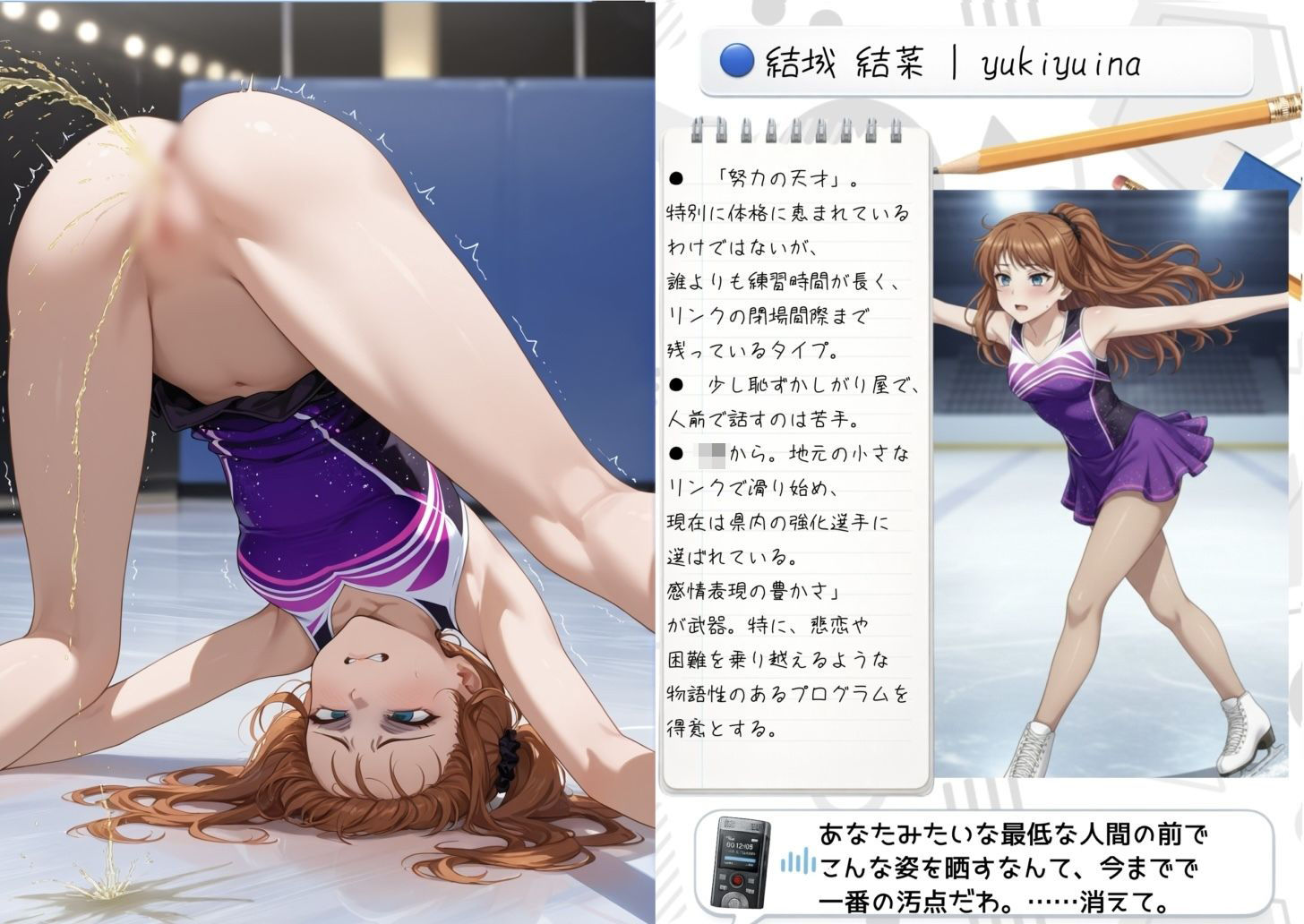 嫌な顔した女子におしっこ見せてもらいたい3 サンプル2ページ目