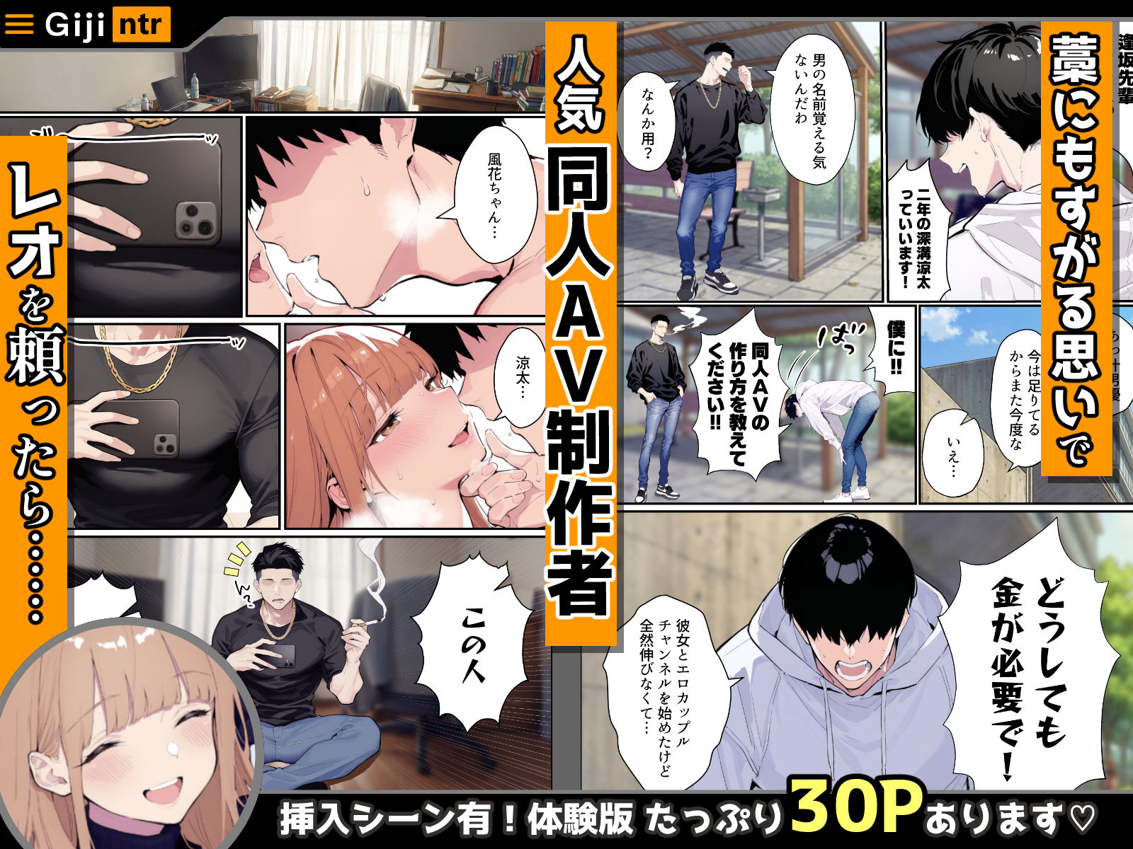 自認S（実はドM）なギャル彼女の疑似NTR動画配信で稼ぎます！（※疑似じゃなかった！？） サンプル2ページ目