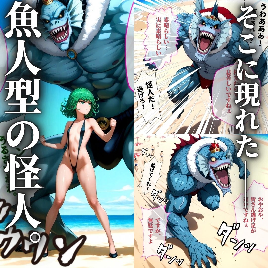 デカマラ気質な深海王と美人姉妹 3P＋αの孕ませ調教 サンプル4ページ目
