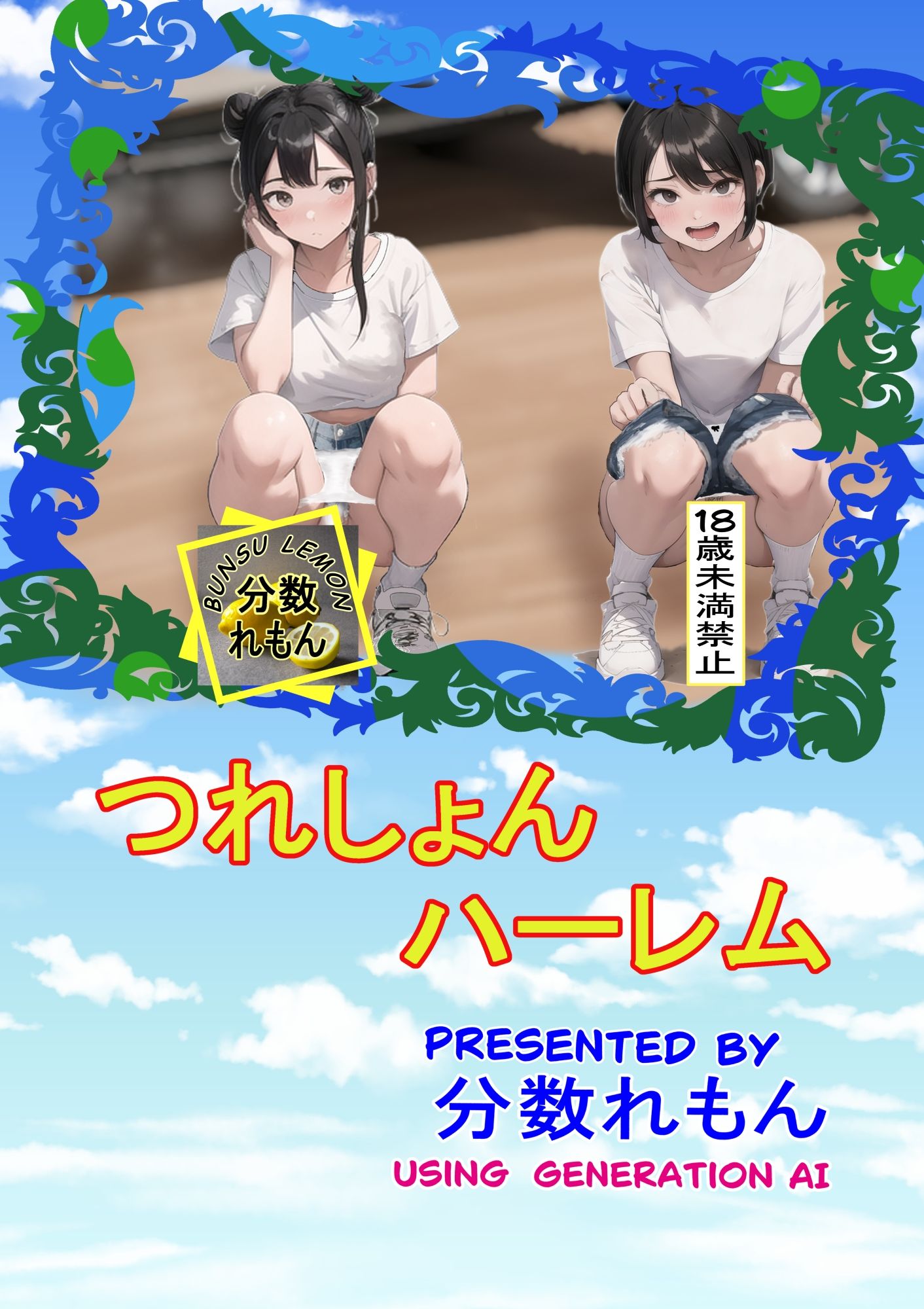 つれしょんハーレム サンプル1ページ目