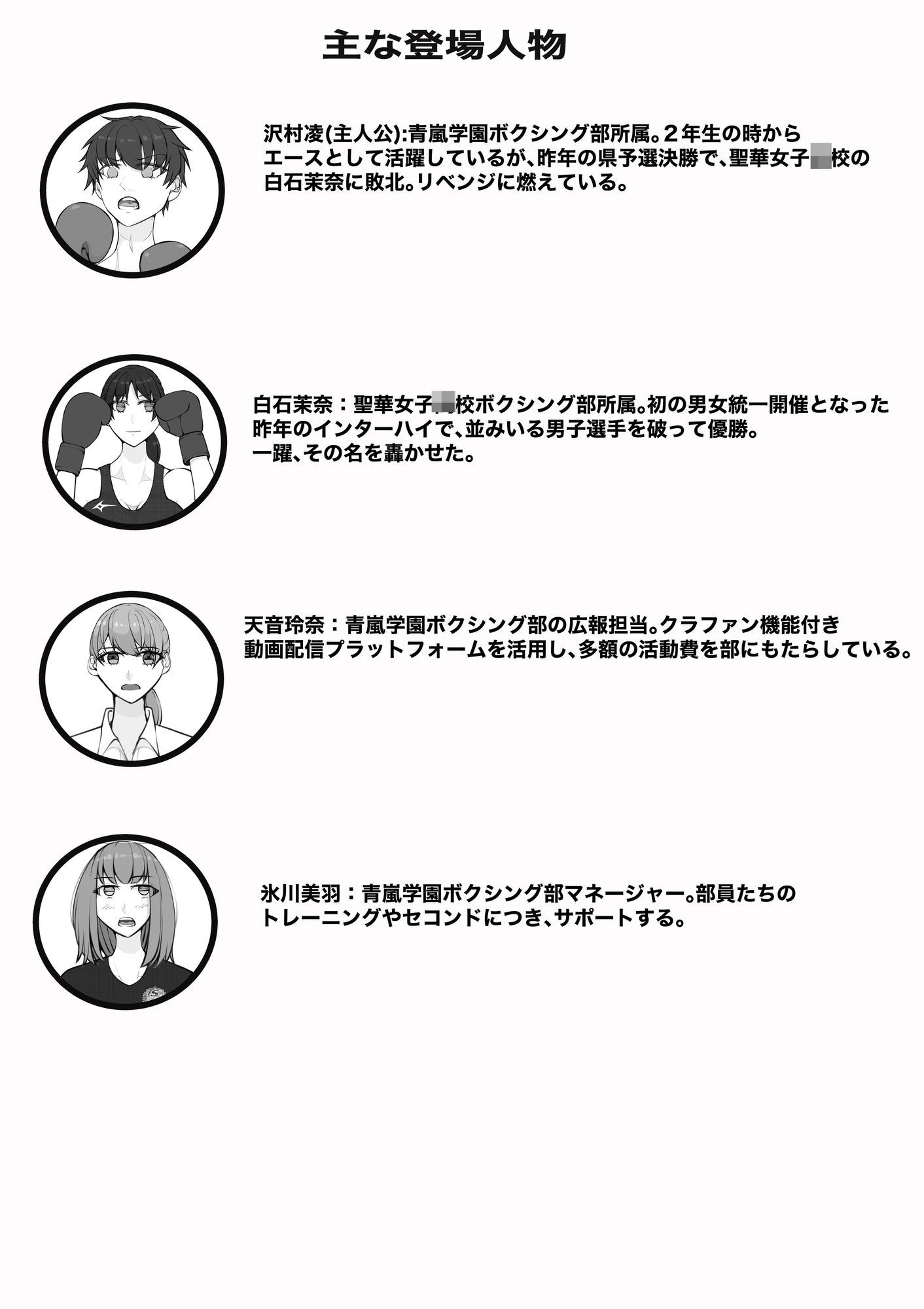 負け役の男子ボクサー1 サンプル1ページ目