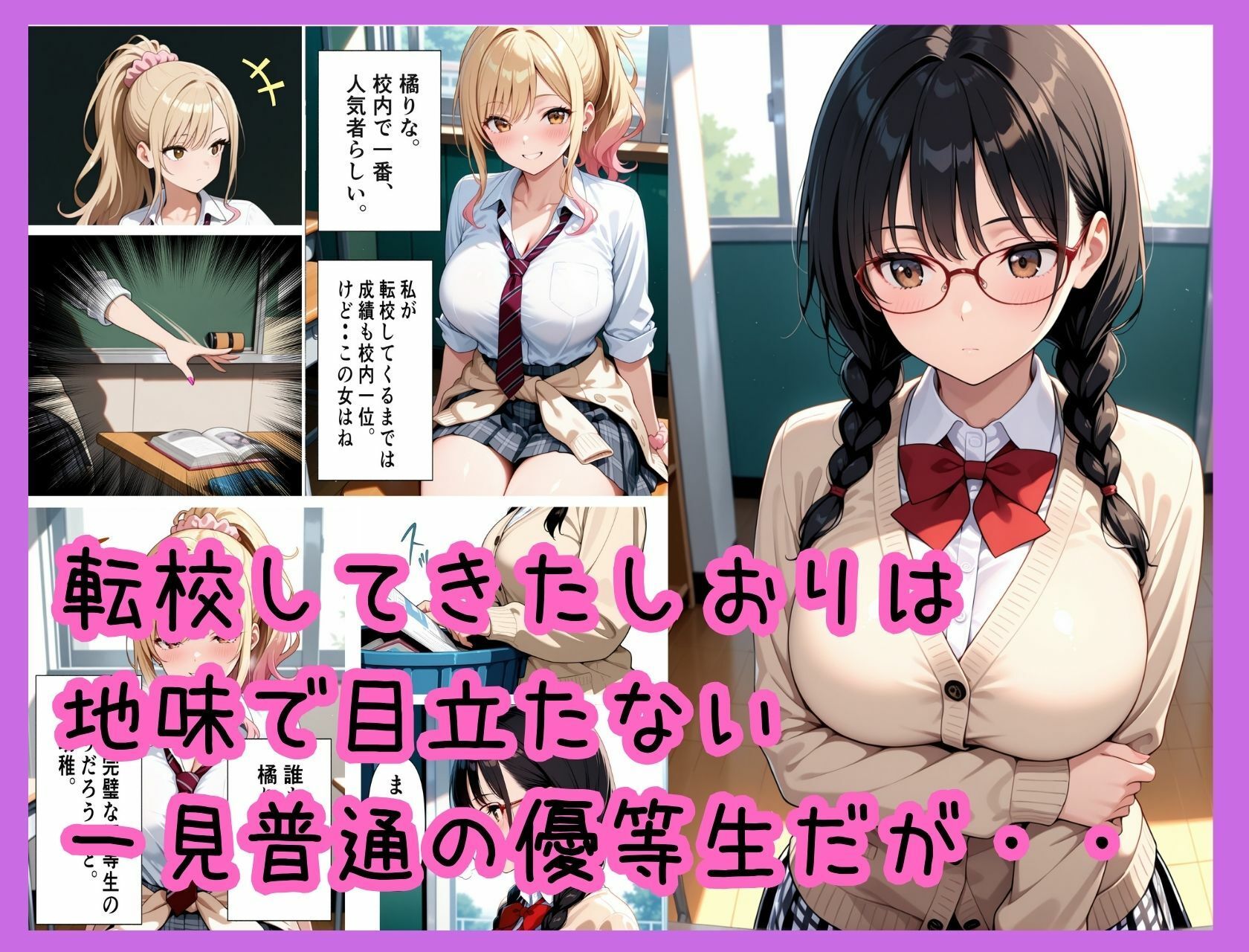 清楚系転校生が選んだ復讐は、逆NTRでした サンプル1ページ目