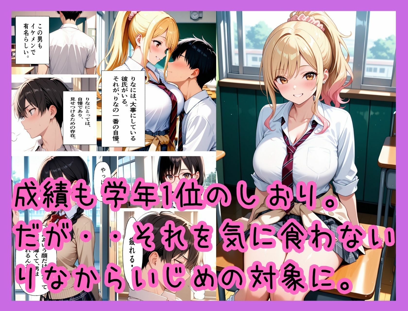 清楚系転校生が選んだ復讐は、逆NTRでした サンプル2ページ目