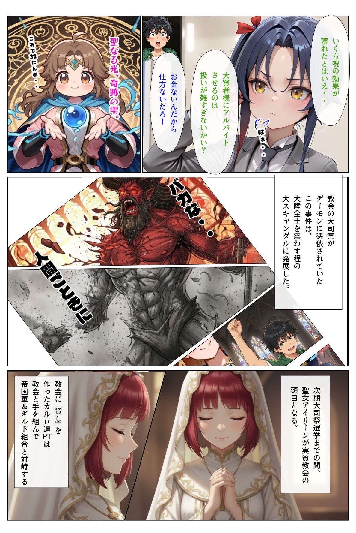 ダンジョンで女の子見つけたからハーレム作ってみたい・・3 サンプル4ページ目