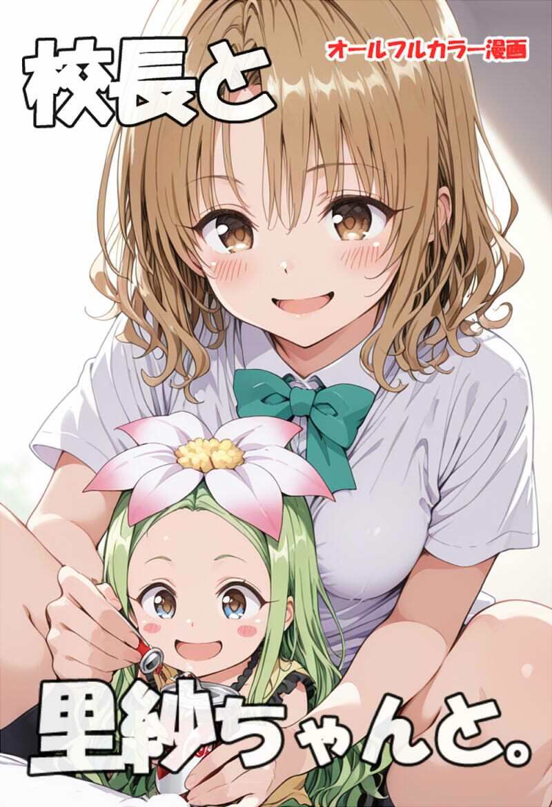 校長と里紗ちゃんと サンプル1ページ目