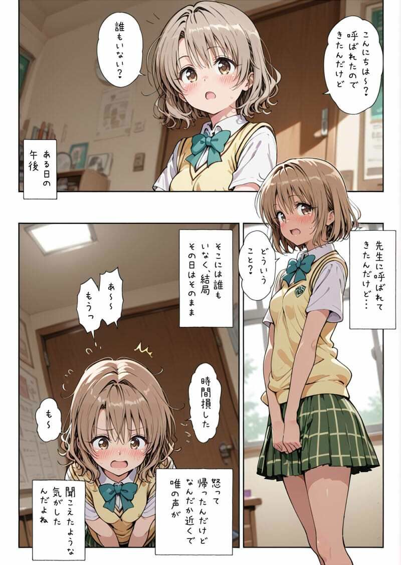 校長と里紗ちゃんと サンプル2ページ目