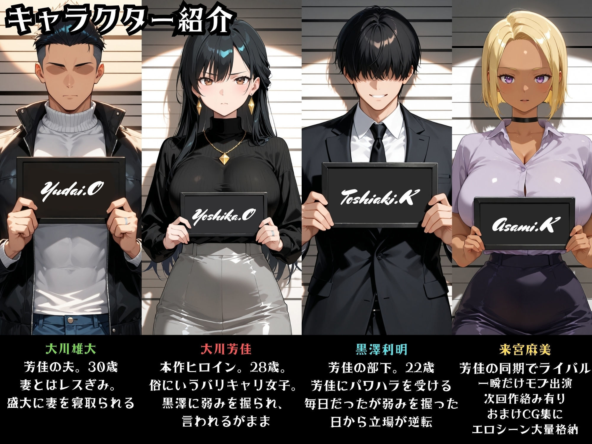 【完堕ち編】パワハラ人妻上司 復讐NTR調教 〜弱みを握られて言いなりに〜 サンプル1ページ目