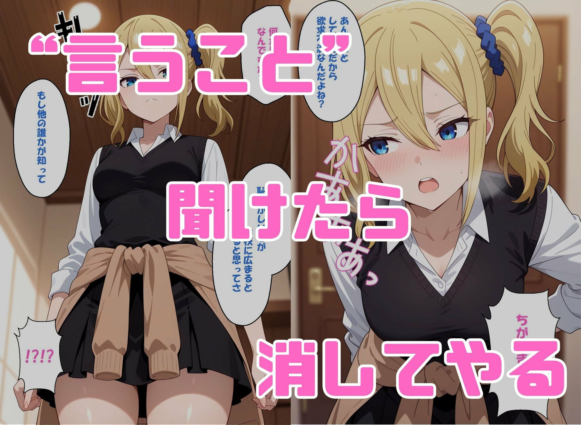 寝取られ女子 弱みをネタに支配された 早〇愛 サンプル2ページ目