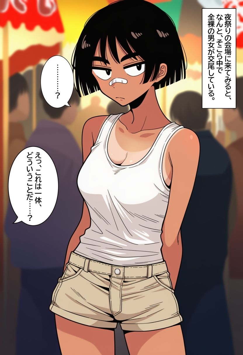 孕ませ村のボーイッシュ娘  日焼けした陸上女子が、無責任中出しされて妊娠するまで。 サンプル4ページ目