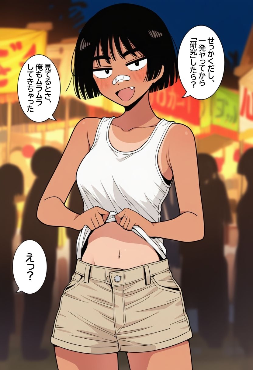 孕ませ村のボーイッシュ娘  日焼けした陸上女子が、無責任中出しされて妊娠するまで。 サンプル6ページ目