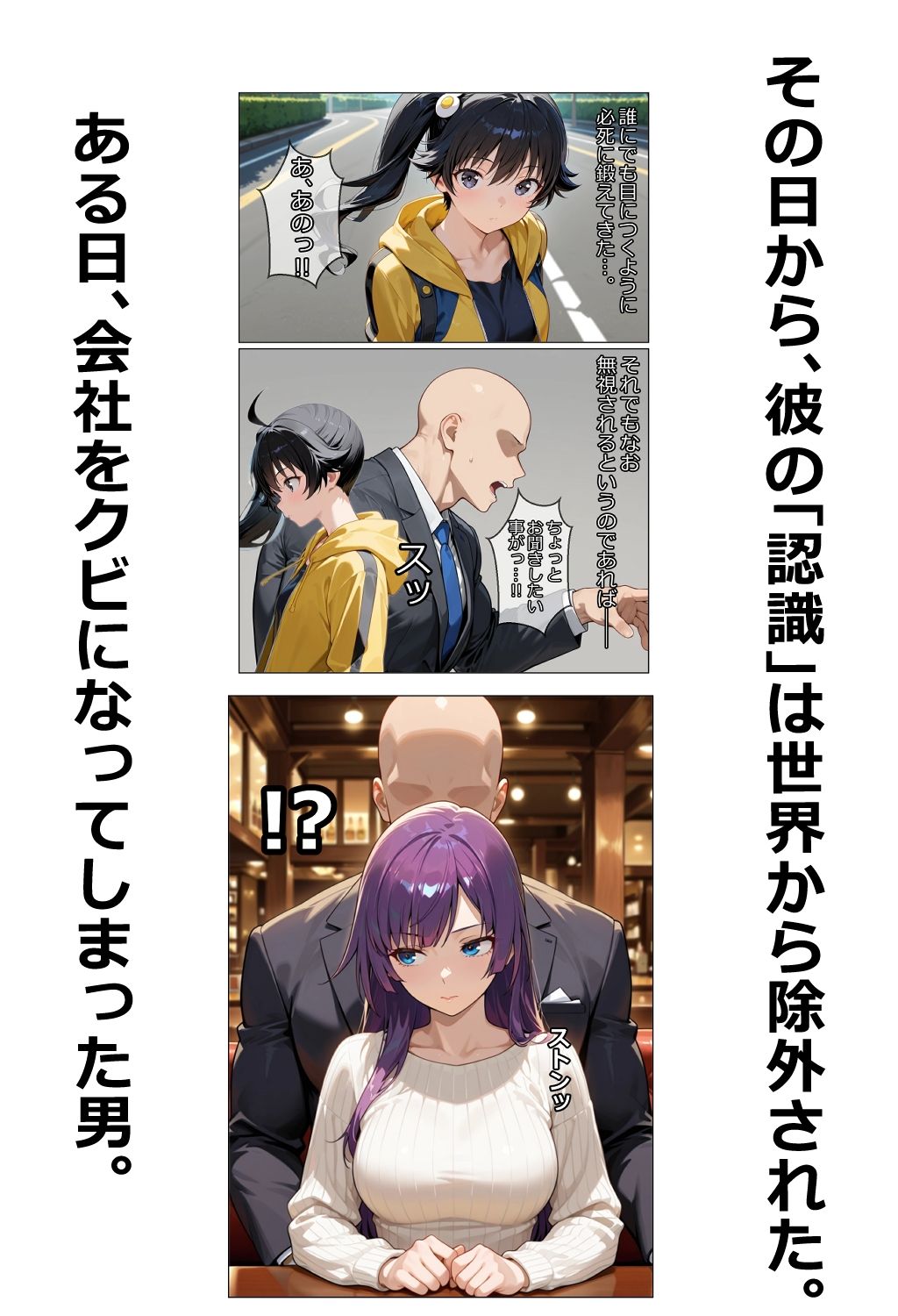 犯物語_認識阻害ノ怪異 サンプル1ページ目