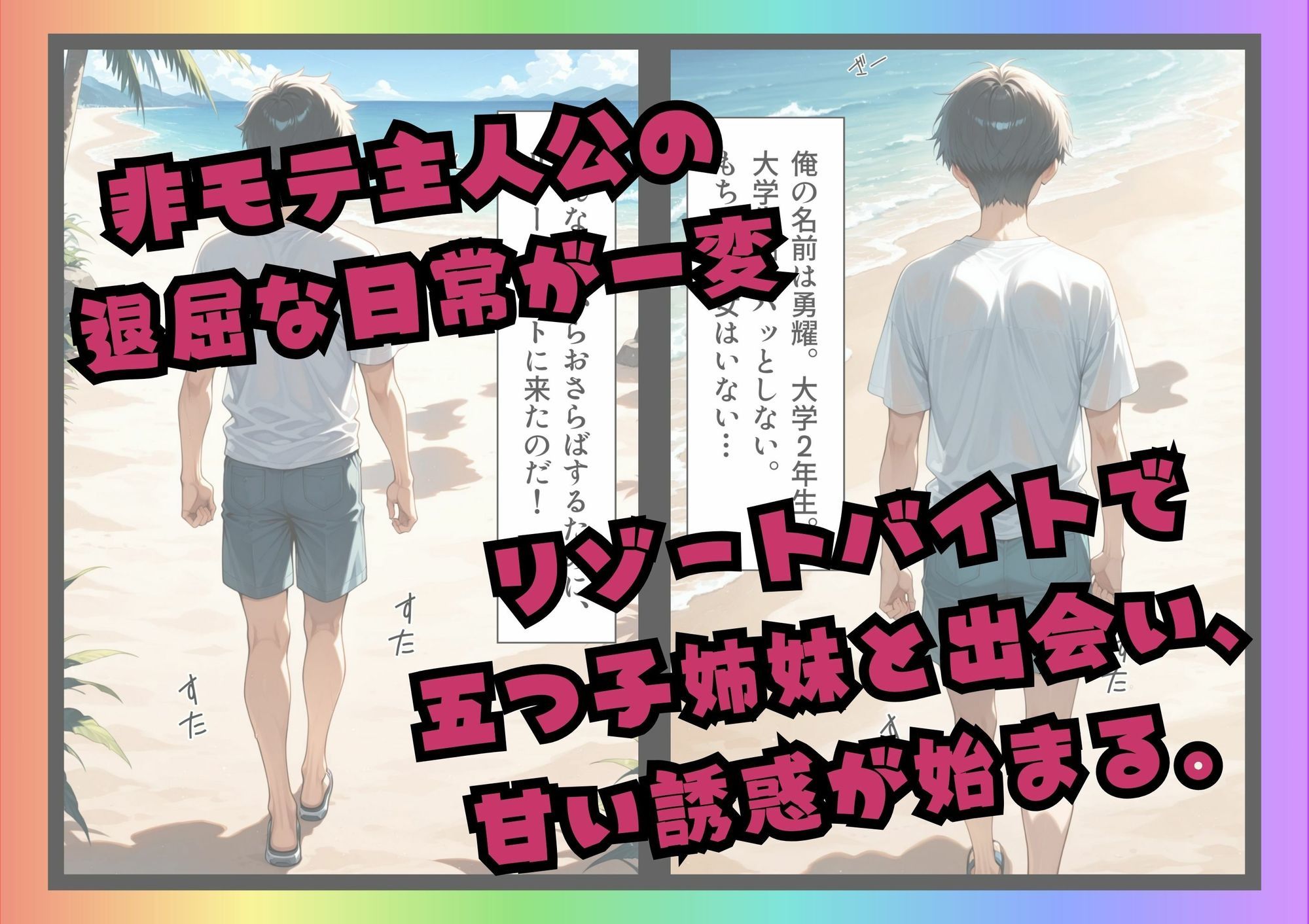 五等分の誘惑 in リゾートバイト サンプル2ページ目