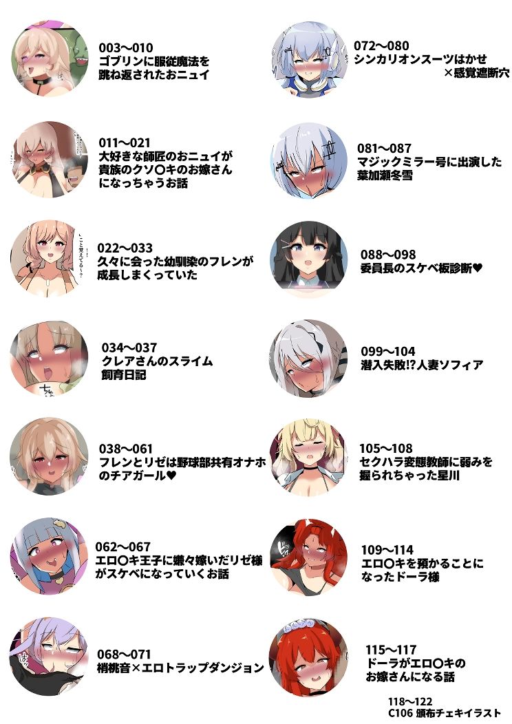 にじさんじえっちなまとめ本 サンプル1ページ目