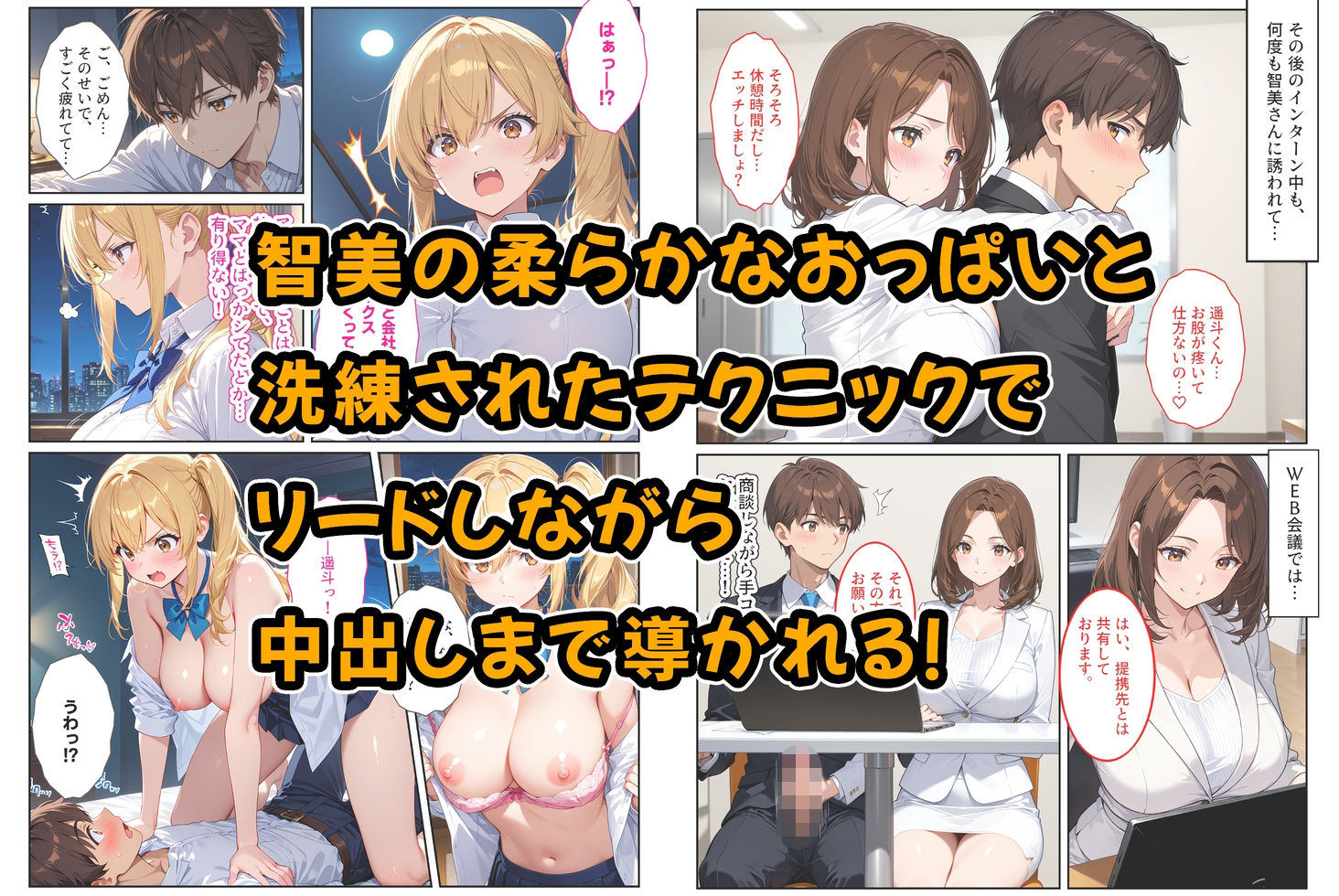 養子になったら爆乳義母と双子義妹に誘惑されて中出しセックスしています！〜母娘ハーレム編〜 サンプル6ページ目